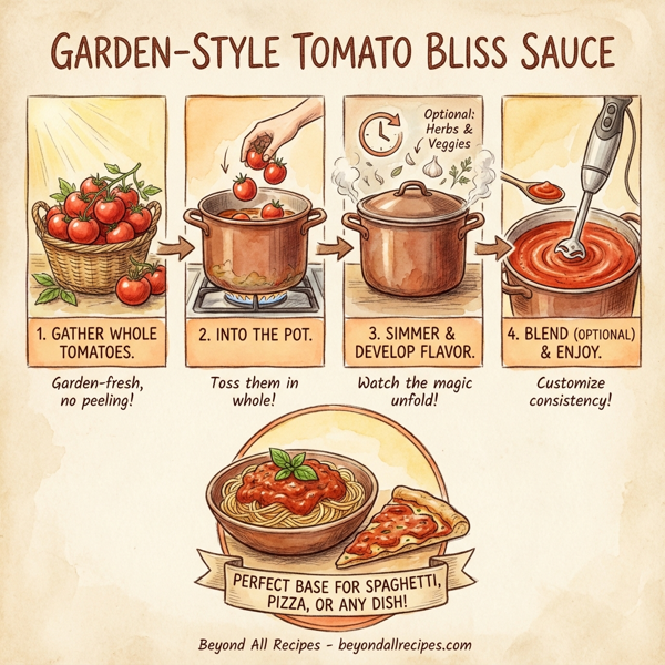 Garden-Style Tomato Bliss Sauce instructions