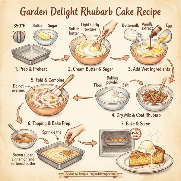 Garden Delight Rhubarb Cake instructions