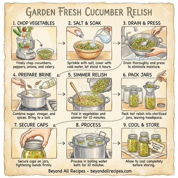 Garden Fresh Cucumber Relish instructions