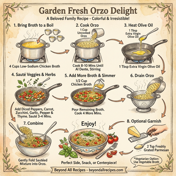 Garden Fresh Orzo Delight instructions