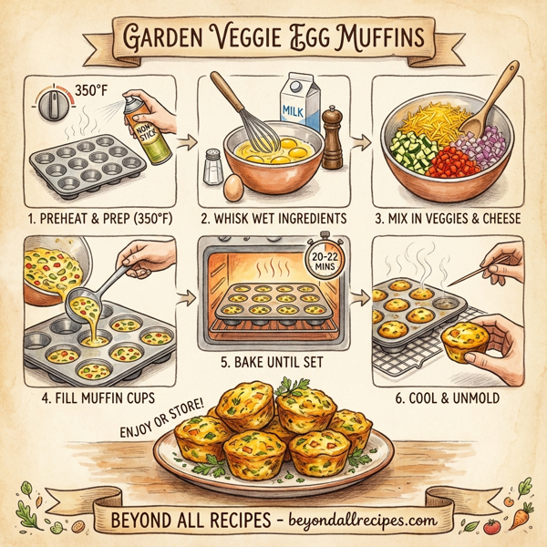 Garden Veggie Egg Muffins instructions