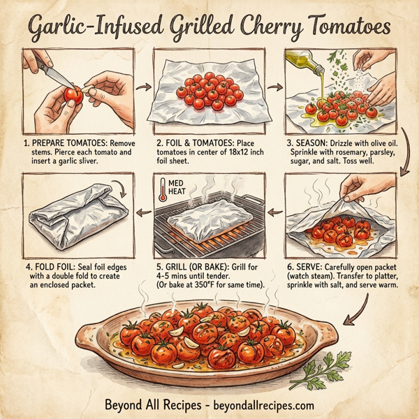 Garlic-Infused Grilled Cherry Tomatoes instructions
