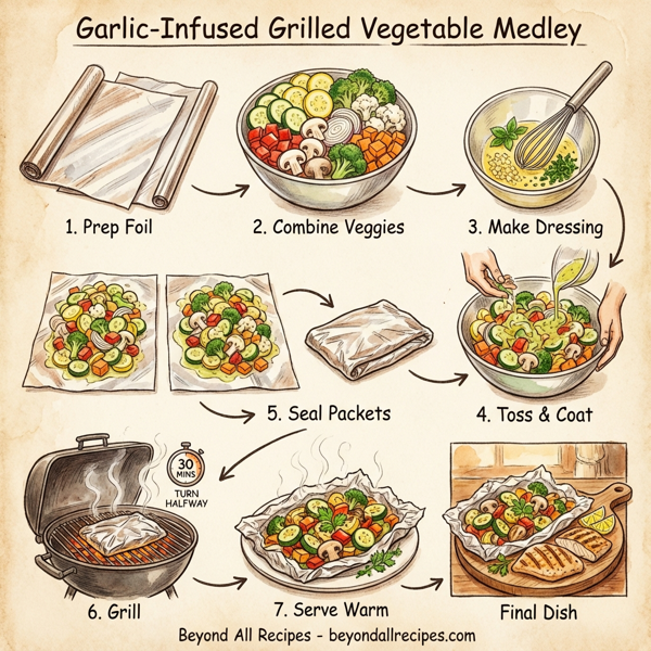 Garlic-Infused Grilled Vegetable Medley instructions