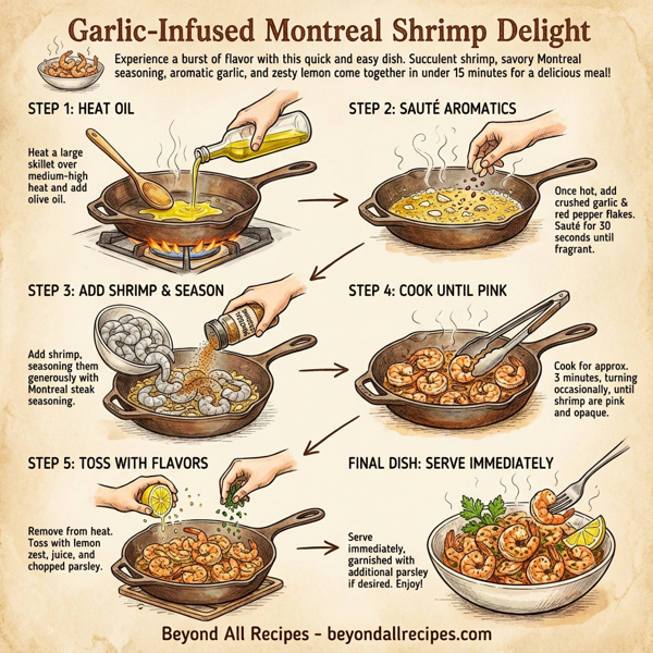Garlic-Infused Montreal Shrimp Delight instructions