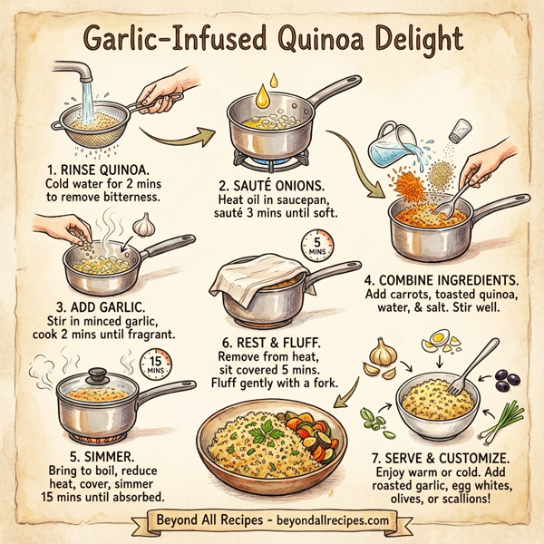 Garlic-Infused Quinoa Delight instructions
