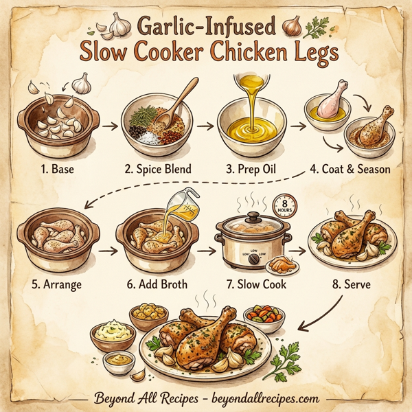 Garlic-Infused Slow Cooker Chicken Legs instructions