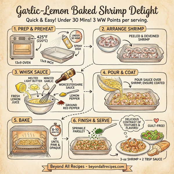 Garlic-Lemon Baked Shrimp Delight instructions