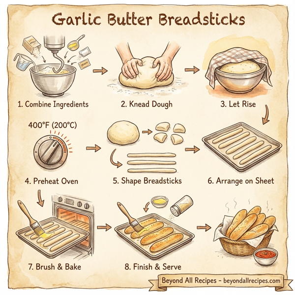 Garlic Butter Breadsticks instructions