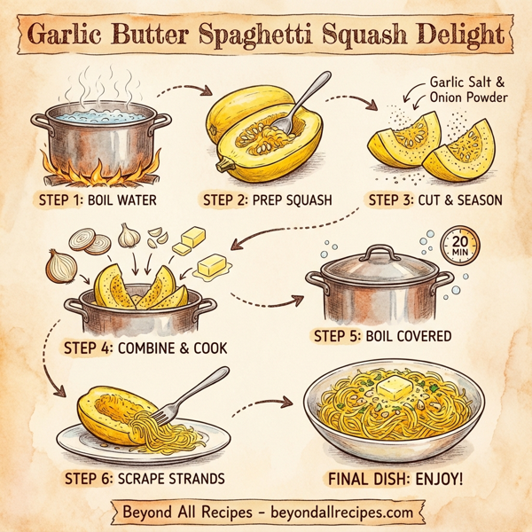 Garlic Butter Spaghetti Squash Delight instructions