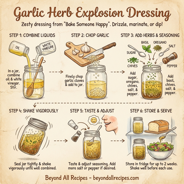 Garlic Herb Explosion Dressing instructions