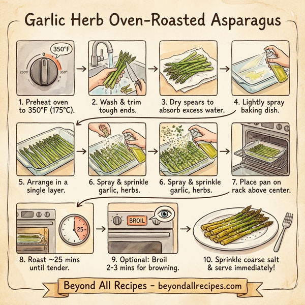 Garlic Herb Oven-Roasted Asparagus instructions