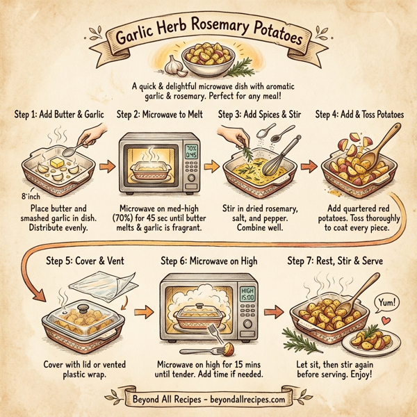 Garlic Herb Rosemary Potatoes instructions