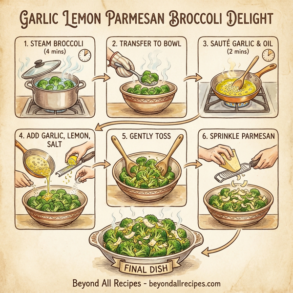 Garlic Lemon Parmesan Broccoli Delight instructions