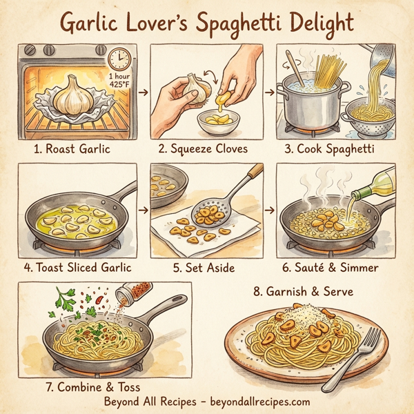 Garlic Lover's Spaghetti Delight instructions