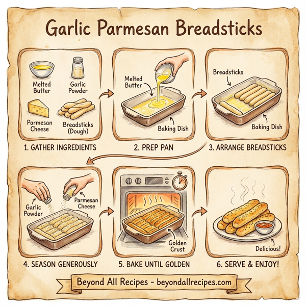 Garlic Parmesan Breadsticks instructions