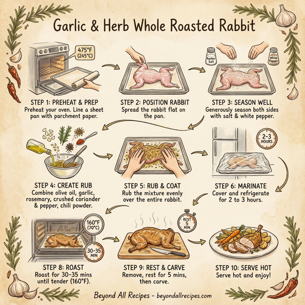 Garlic & Herb Whole Roasted Rabbit instructions