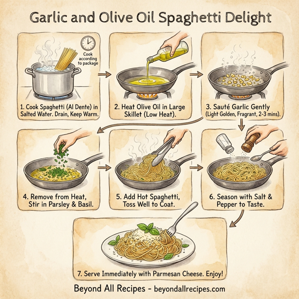 Garlic and Olive Oil Spaghetti Delight instructions