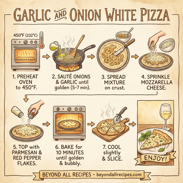 Garlic and Onion White Pizza instructions