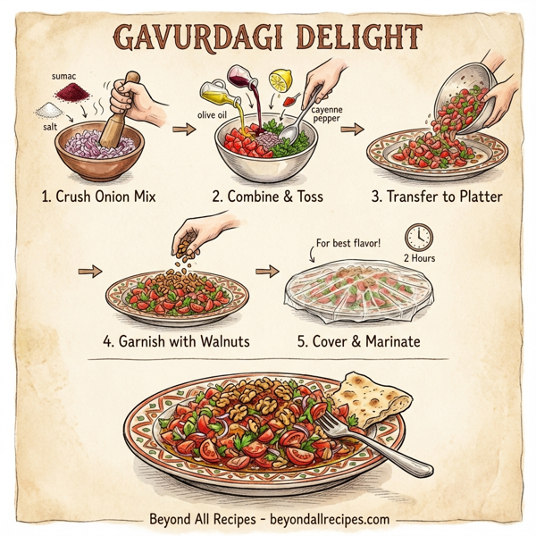 Gavurdagi Delight: A Vibrant Turkish Salad instructions