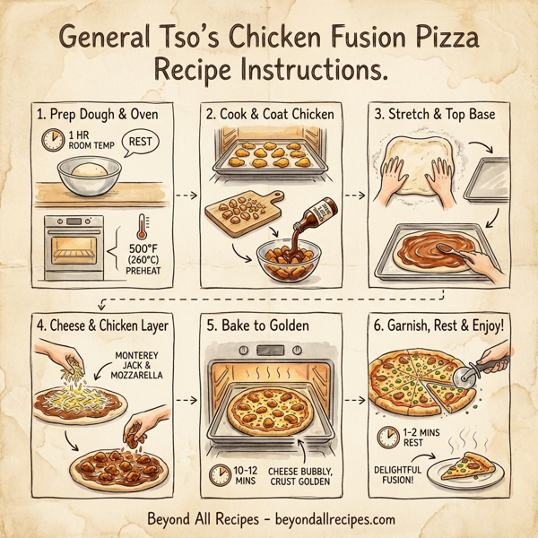 General Tso's Chicken Fusion Pizza instructions