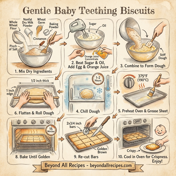Gentle Baby Teething Biscuits instructions
