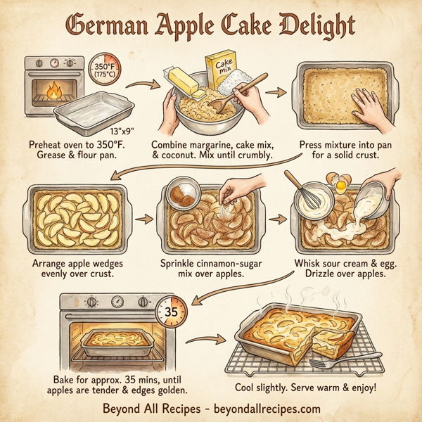 German Apple Cake Delight instructions