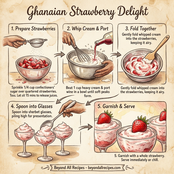 Ghanaian Strawberry Delight instructions