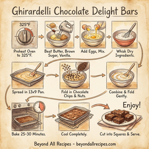 Ghirardelli Chocolate Delight Bars instructions