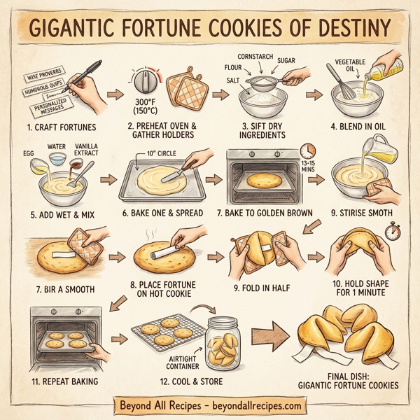 Gigantic Fortune Cookies of Destiny instructions