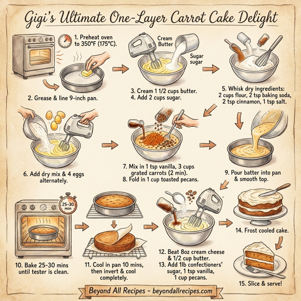 Gigi's Ultimate One-Layer Carrot Cake Delight instructions