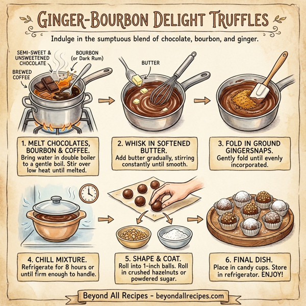 Ginger-Bourbon Delight Truffles instructions