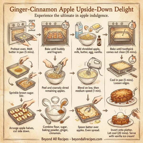 Ginger-Cinnamon Apple Upside-Down Delight instructions