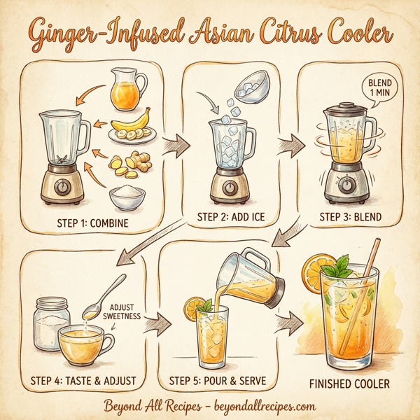 Ginger-Infused Asian Citrus Cooler instructions