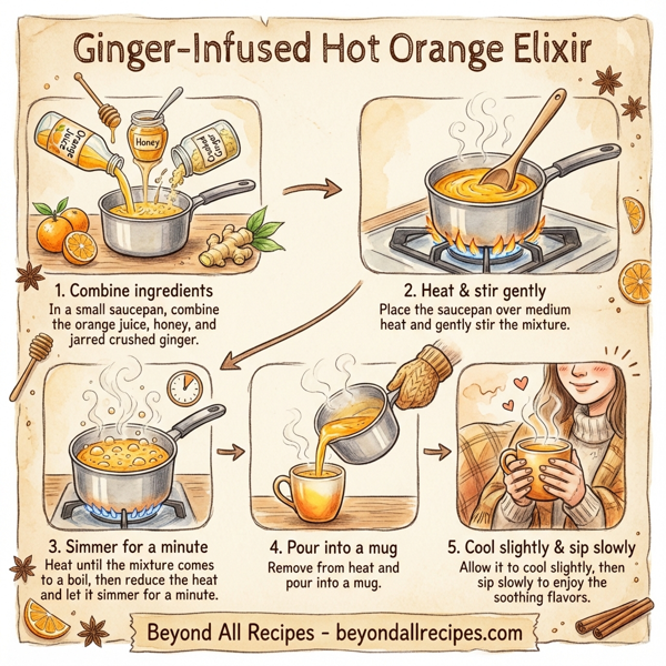 Ginger-Infused Hot Orange Elixir instructions