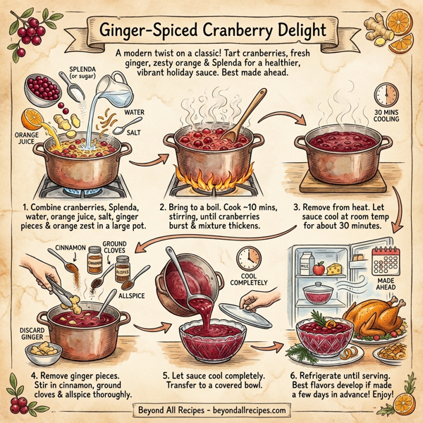 Ginger-Spiced Cranberry Delight instructions