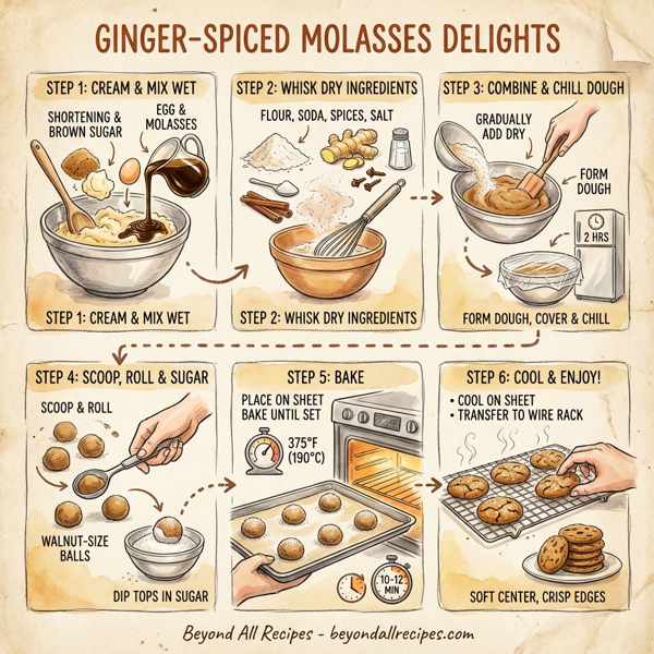 Ginger-Spiced Molasses Delights instructions