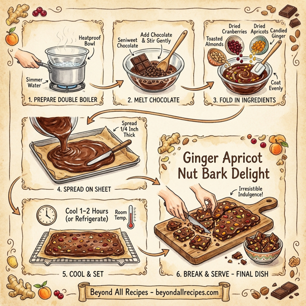 Ginger Apricot Nut Bark Delight instructions