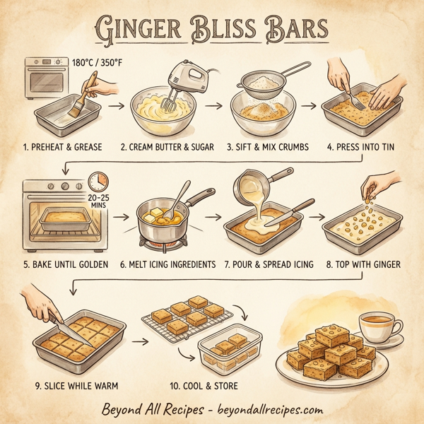 Ginger Bliss Bars instructions