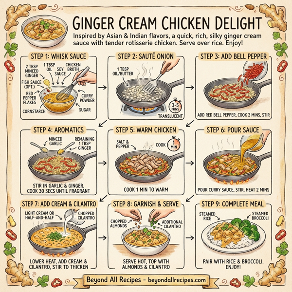 Ginger Cream Chicken Delight instructions