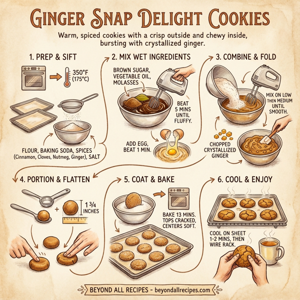 Ginger Snap Delight Cookies instructions