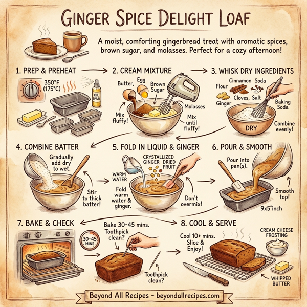 Ginger Spice Delight Loaf instructions