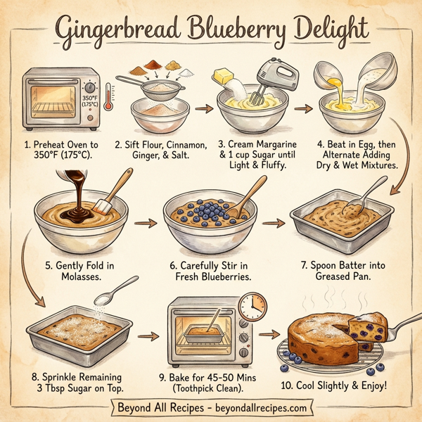 Gingerbread Blueberry Delight instructions