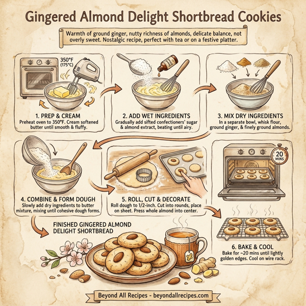 Gingered Almond Delight Shortbread instructions
