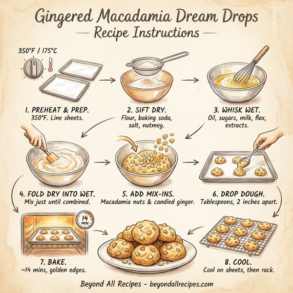 Gingered Macadamia Dream Drops instructions