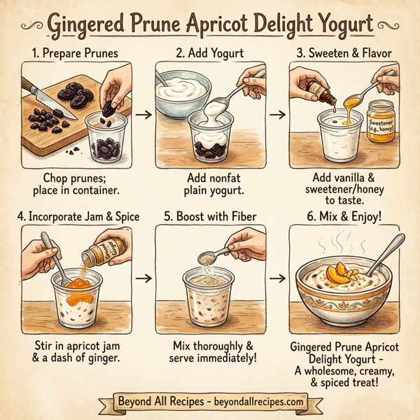 Gingered Prune Apricot Delight Yogurt instructions