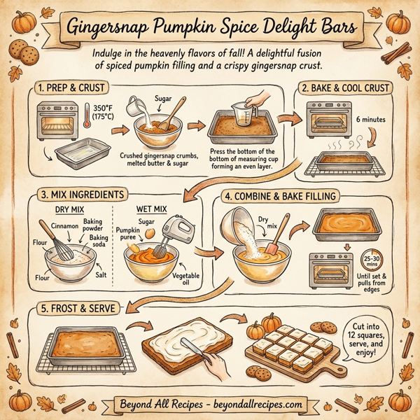 Gingersnap Pumpkin Spice Delight Bars instructions