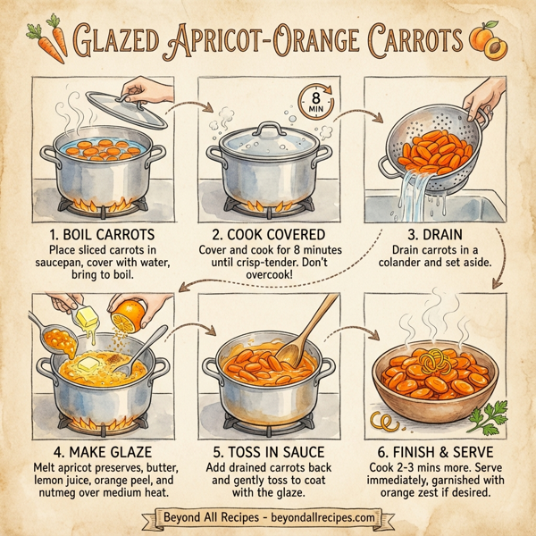 Glazed Apricot-Orange Carrots instructions