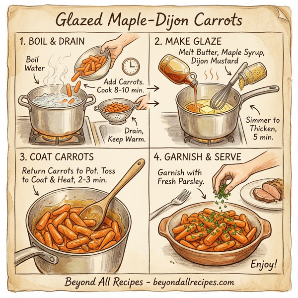 Glazed Maple-Dijon Carrots instructions