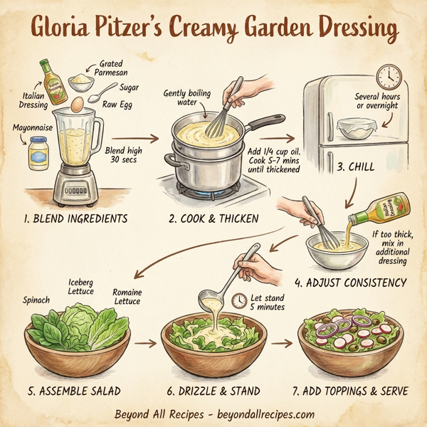 Gloria Pitzer's Creamy Garden Dressing instructions