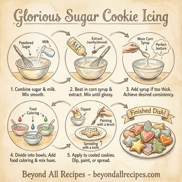 Glorious Sugar Cookie Icing instructions